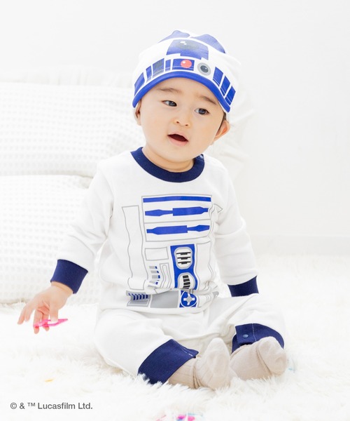 STAR WARS（スター・ウォーズ） ベビー服 ロンパース キャラクター裏毛 