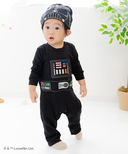 STAR WARS（スター・ウォーズ） ベビー服 ロンパース キャラクター裏毛