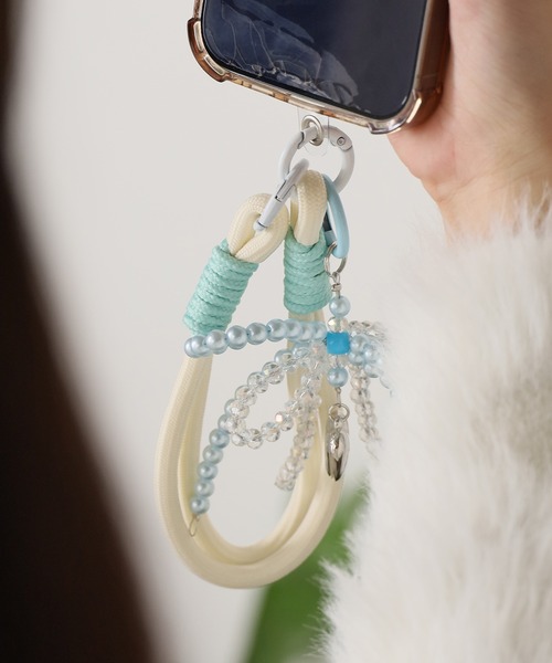 オーダー受付★リボンストラップ☆キーホルダー RIBBON KEYHOLDER BLUE｜『REVEL』公式通販ストア