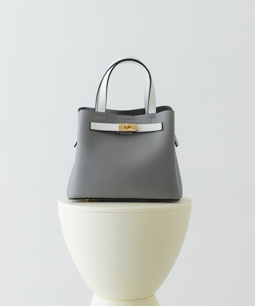 【関税込/国内発】▼▼LANCEL 大き目ロゴバイカラーハンドバッグ 関税込/国内発】▽▽LANCEL 大き目ロゴバイカラーハンドバッグ