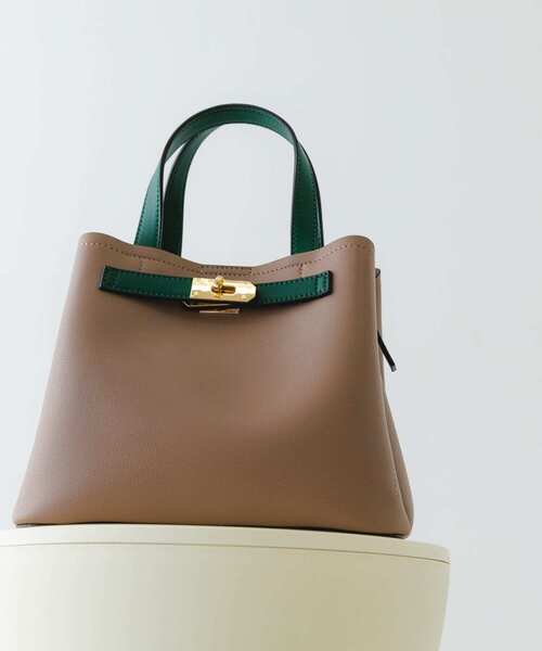 【関税込/国内発】▼▼LANCEL 大き目ロゴバイカラーハンドバッグ 関税込/国内発】▽▽LANCEL 大き目ロゴバイカラーハンドバッグ