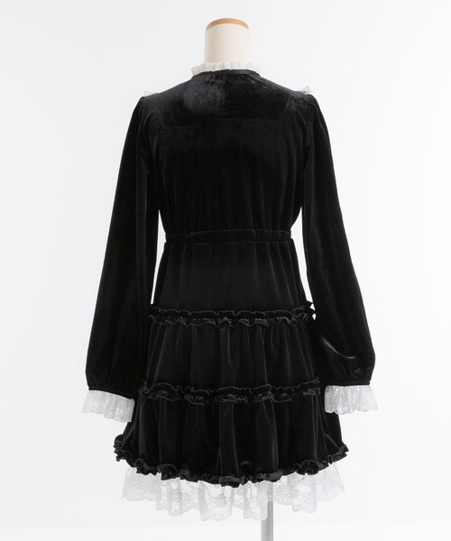DearMyLoveRose（ディアマイラブローズ） ワンピース ベロアヨーク