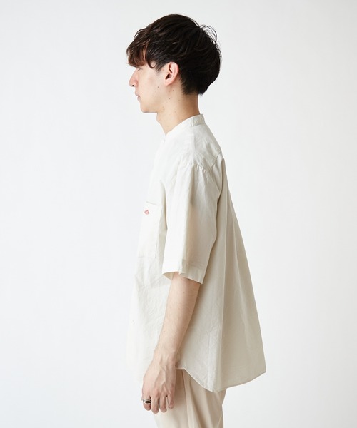 DANTON 半袖シャツ サイズ42 ベージュ Danton 「DANTON」 半袖シャツ 42 ベージュ メンズ : ZOZOTOWN