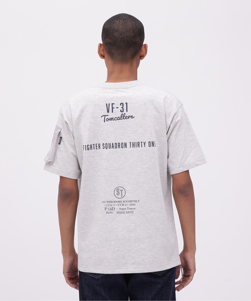 AVIREX tシャツ MIL. POCKET T-SHIRT / ミリタリーポケット 半袖
