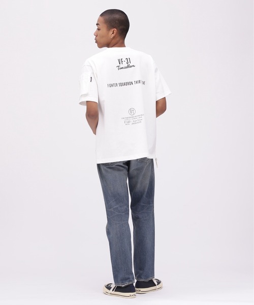 AVIREX tシャツ MIL. POCKET T-SHIRT / ミリタリーポケット 半袖