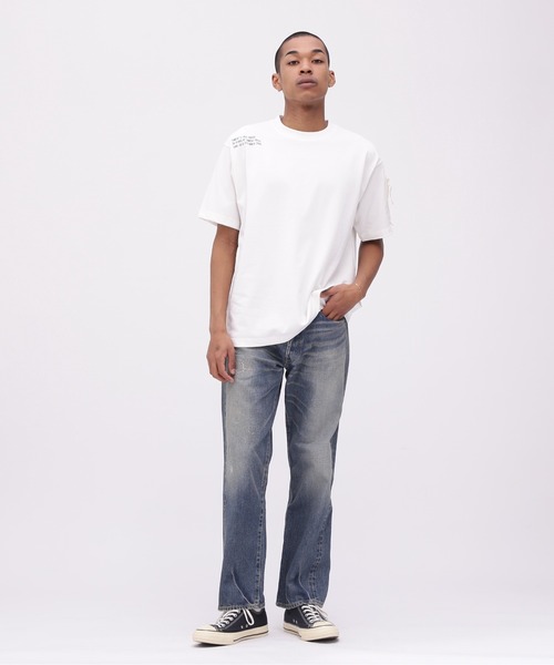 【AVIREX】MIL. POCKET T-SHIRT 半袖Tシャツ 5色展開 要在庫確認 MIL. POCKET T-SHIRT / ミリタリーポケット 半袖Tシャツ
