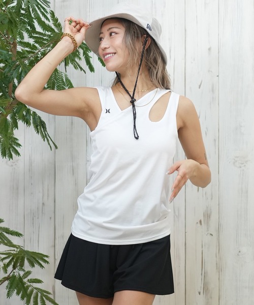 Hurley ラッシュガード Hurley/ハーレー カップ付き/UVケア