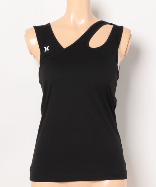 Hurley(ハーレー)★ジッパーアップ ラッシュガード WT835BHL Hurley ラッシュガード Hurley/ハーレー カップ付き/UVケア