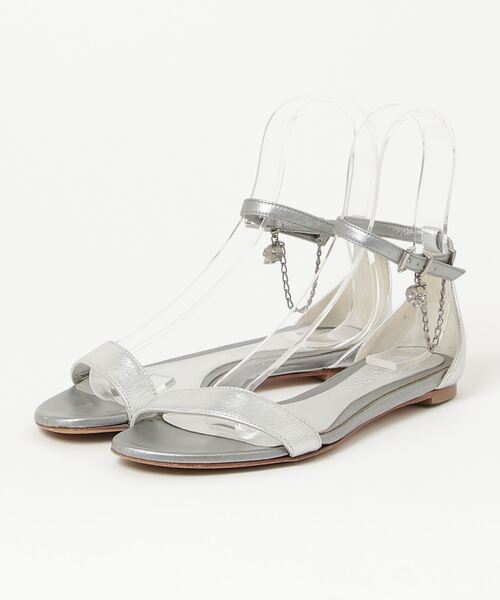 人気!【ALEXANDER MCQUEEN】フラットサンダル レディース Alexander McQueen 「Alexander McQueen」 フラットサンダル 37