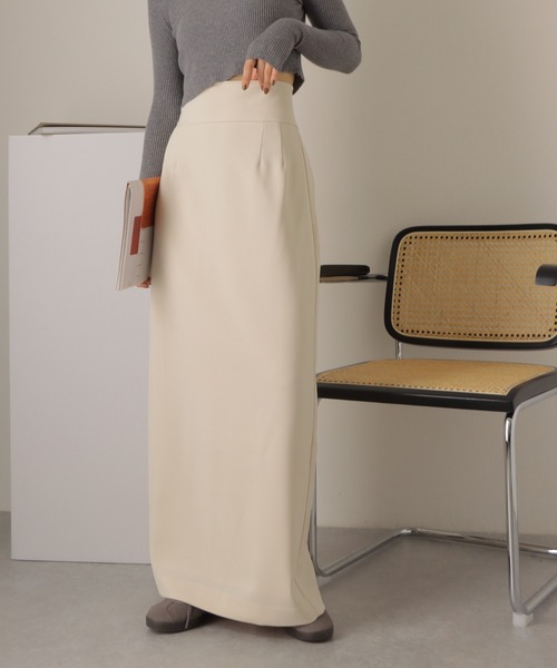 スカート tuck long tight skirt/タック ロング タイト : ZOZOTOWN