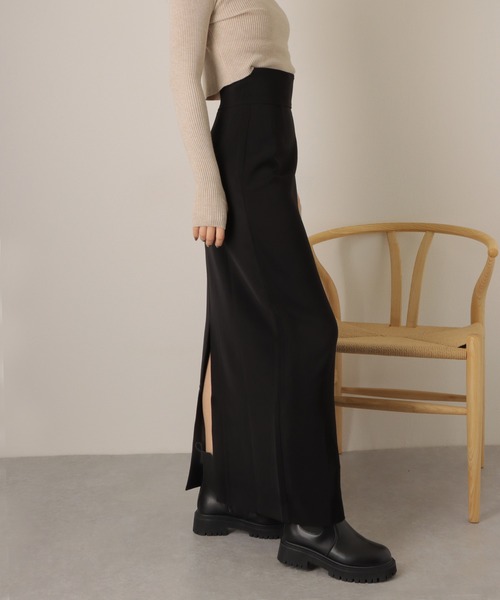 スカート tuck long tight skirt/タック ロング タイト : ZOZOTOWN