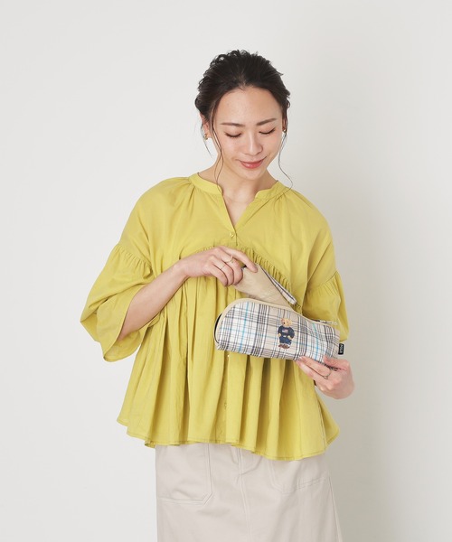 【WEB限定】長傘 ’POLO BEAR 無地×チェックパイピング” ポロベア WEB限定】長傘 'POLO BEAR 無地×チェックパイピング” ポロベア