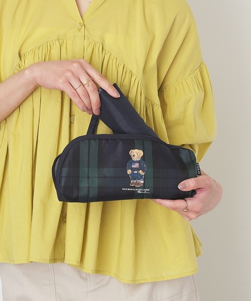新品未使用POLO ポロベア折りたたみ雨傘ネイビー ポロ ラルフローレン POLO RALPH LAUREN 折りたたみ傘 ”POLO