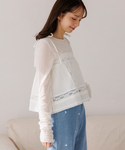 flower キャミソール ブルームレースビスチェ : ZOZOTOWN Yahoo!店