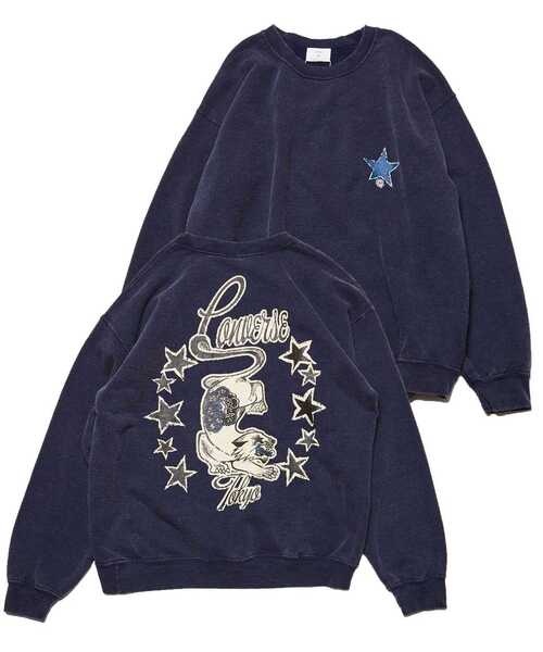 トレーナー スウェット VINTAGE-LIKE PUMA BACK PRINT SWEAT レディース メンズ
