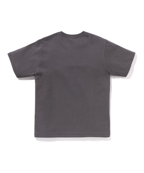 A BATHING APE グレー Tシャツ ストーンデザイン A BATHING APE｜HEAVY WASHED APE HEAD RELAXED FIT TEE