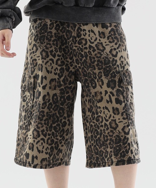 アクター　ハーフパンツ MELTY LEOPARD SHORTS ゴールド XL Amazon | [アクター] ハーフパンツ MELTY LEOPARD SHORT WIDE