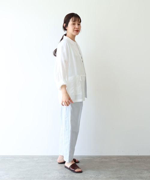 yuni ジーンズ デニム デニムパンツ コットンリネンデニム バック