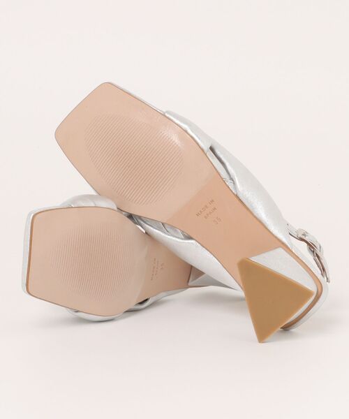 ANGEL ALARCON ホワイト サンダル 35 INTER-CHAUSSURES｜【ANGEL ALARCON】スクエアトウミュール