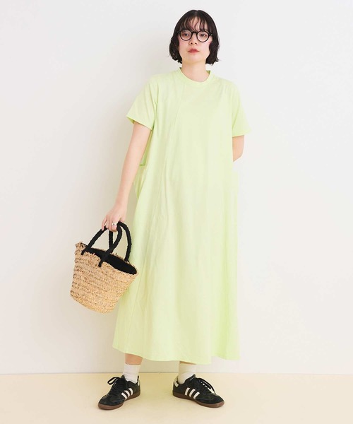 I am in fact ワンピース Suai-mai ゴアードTワンピース