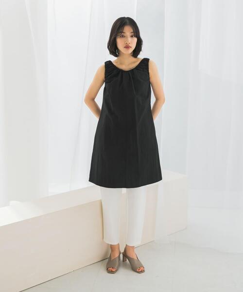 ワンピース le　SHIRRING MIDI ONE-PIECE_1