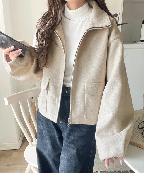 【お値下げ】BETOUPE ブラック ショート丈ブルゾン お値下げ】BETOUPE ブラック ショート丈ブルゾン お値下げ】BETOUPE