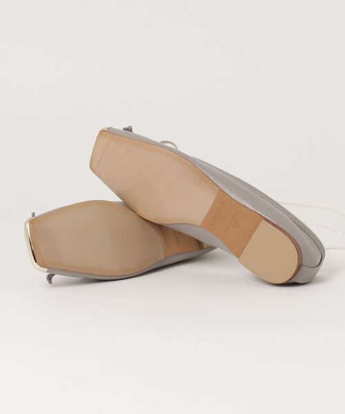 CHEMBUR 美品　フラットパンプス　TAN  36 CHEMBUR 「CHEMBUR」 フラットパンプス 36 グレー レディース