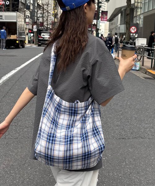 CIAOPANIC TYPY ショルダーバッグ 「UNISEX」チェック柄