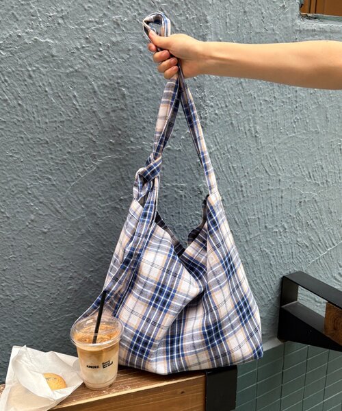 最終決算 CIAOPANIC TYPY 「UNISEX」チェック柄 ショルダーバッグ バッグ
