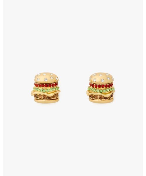 kate spade NEW YORK ピアス ワット ア スナック バーガー