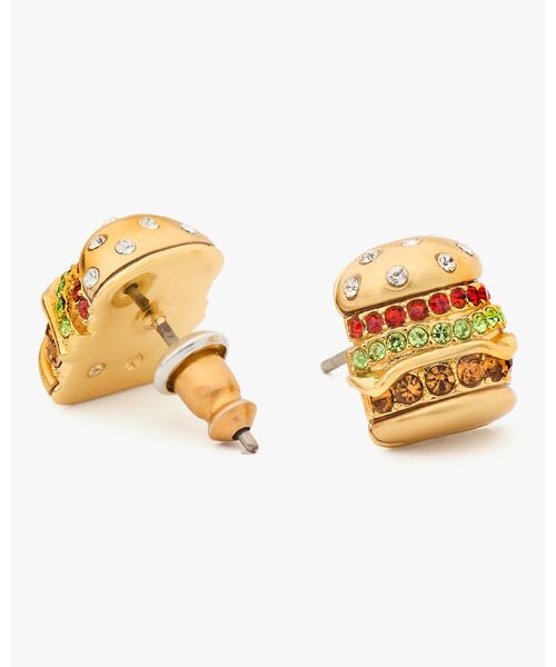 kate spade NEW YORK ピアス ワット ア スナック バーガー