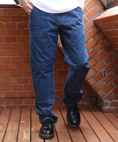 Carhartt ジーンズ ルーズフィットダブルニーデニム メンズ