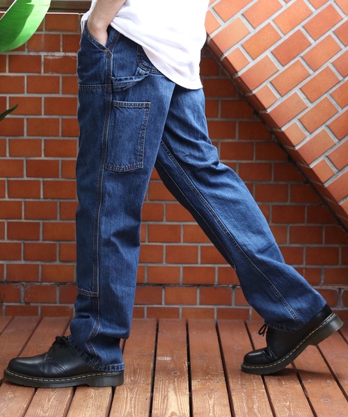 [雰囲気系] Carhartt ダンガリーフィット デニムダブルニー 36×34 Carhartt ジーンズ ルーズフィットダブルニーデニム メンズ