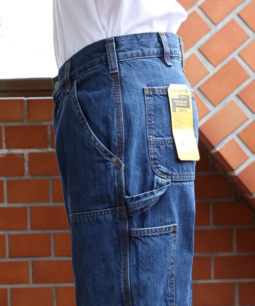 即納 Carhartt ダブルニー デニム パンツ 104944 ルーズフィット 即納 Carhartt ダブルニー デニム パンツ 104944 ルーズフィット