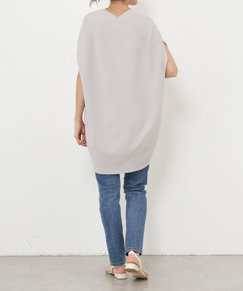 BEARDSLEY ニット セーター ドレープVネックニットベスト