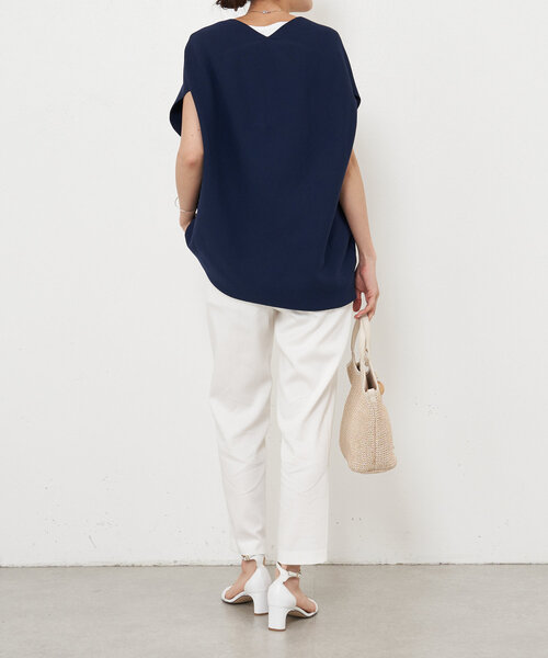BEARDSLEY ニット セーター ドレープVネックニットベスト