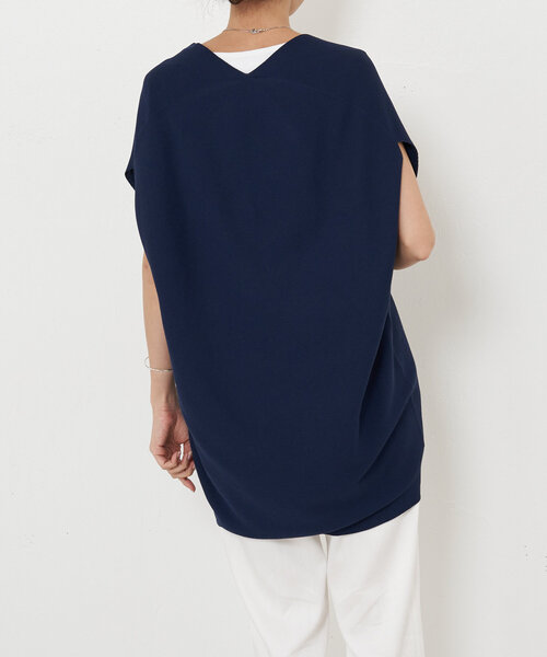 BEARDSLEY ニット セーター ドレープVネックニットベスト