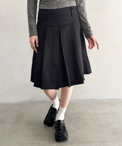 Bamm スカート 「2サイズ展開」ミディ丈プリーツスカート : ZOZOTOWN