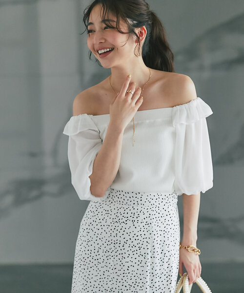 La boutique Bonbon ニット セーター 「最強お上品ニット」布帛