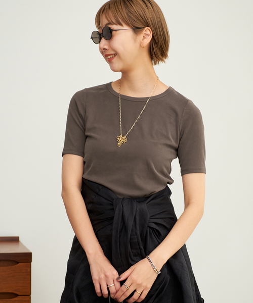 新品未使用　Plage ★【ミクスタ】SP PRINT Tシャツ plage（プラージュ）の「【MIXTA/ミクスタ】SP PRINT Tシャツ