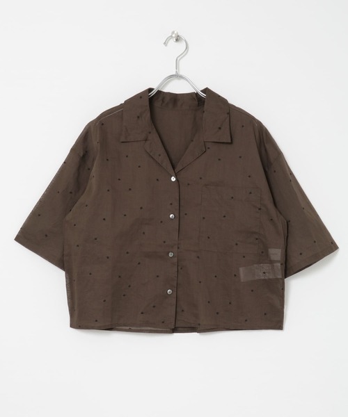 URBAN RESEARCH ブラウス シャツ new basic オーガンジードット
