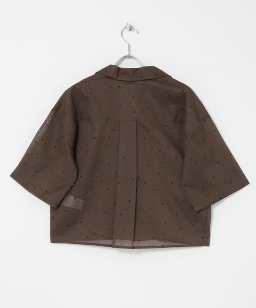 URBAN RESEARCH ブラウス シャツ new basic オーガンジードット