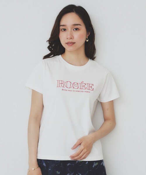 index tシャツ フロントロゴ刺繍Tシャツ「UVケア/洗濯機洗い可