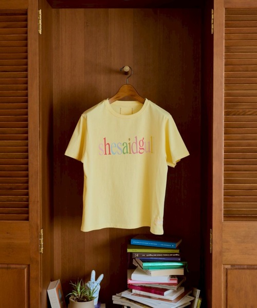 common gull products. tシャツ 半袖 shesaidthat×common gull