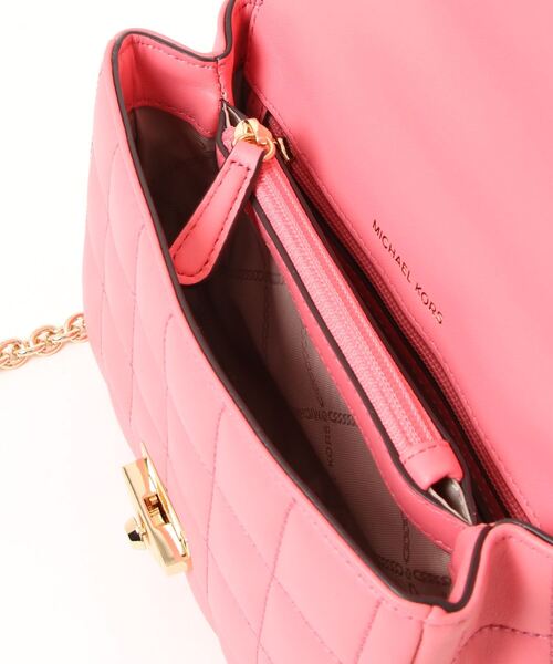 MICHAEL KORS ショルダーバッグ ピンク　ほぼ新品 MICHAEL KORS ピンク ショルダーバッグ - メルカリ