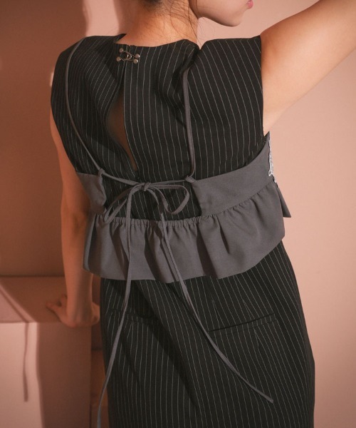 DONOBAN（ドノバン） セットアップ 「ANDRESD」pinstripe sleeveless