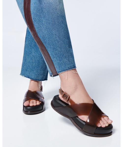 Melissa(メリッサ)・Mare Platform フラットフォームサンダル Melissa（ファッション） サンダル MELISSA MARE PLATFORM AD