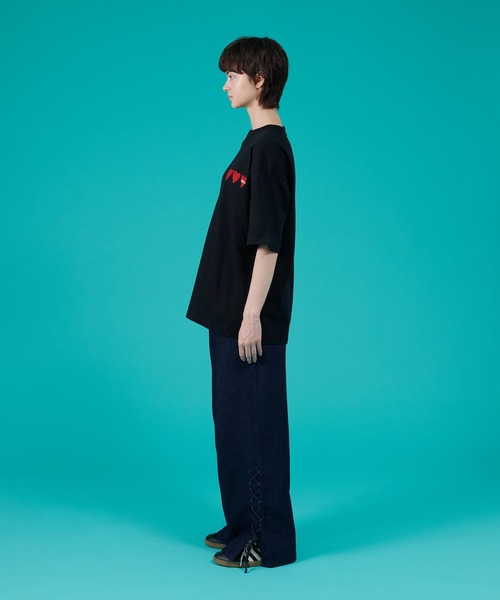 「ONCILY」 半袖Tシャツ MEDIUM シルバー メンズ