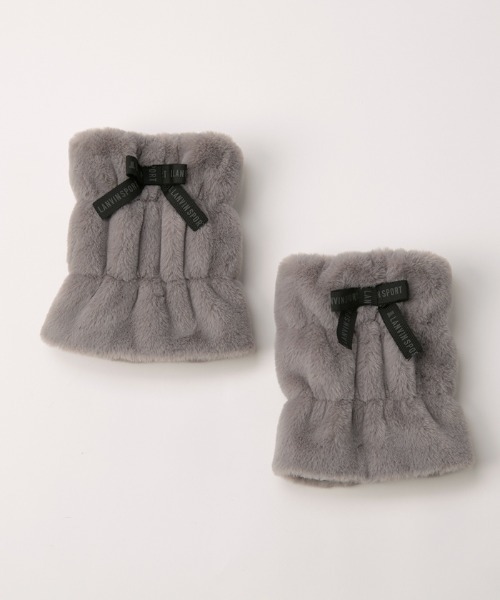 LANVIN SPORT（ランバンスポール） レッグウォーマー ボアレッグ