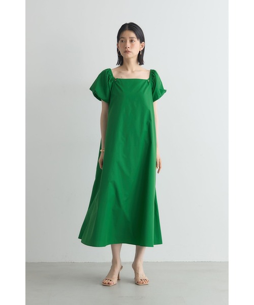 半袖ワンピース2枚 セット 50%OFF】袖シャーリング ドロスト 半袖 ワンピース | 子供服の